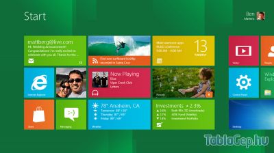 Windows 8 cserepek